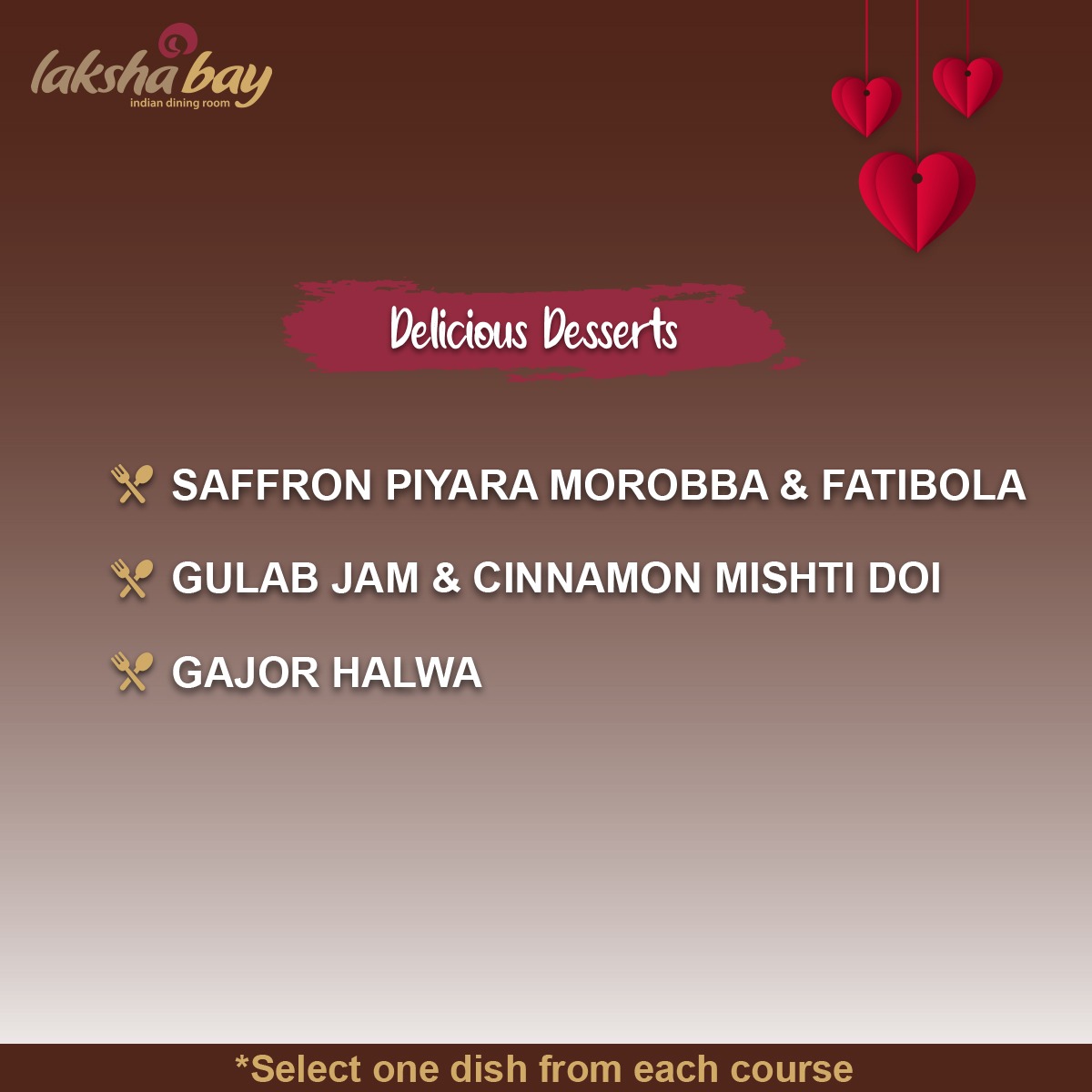 lakshabay's tweet photo. Sizzle Up Your #Valentine with Laksha Bay!

Enjoy Four-course Valentine’s Day Special Menu served with a choice of #Rice or #Naan only for £23.95 PP!

To Book Your Table Visit
👉 https://t.co/IIAJiWhhaC

#LakshaBay | #ValentineSpecialMenu | #ValentinesDay | #IndianFood https://t.co/CFt0iVzS17