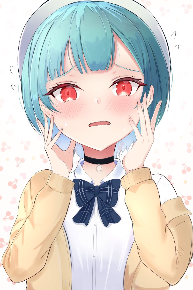 「#絵クロマンサー
照れるしあ 」|ウミコタツ　skeb募集中のイラスト