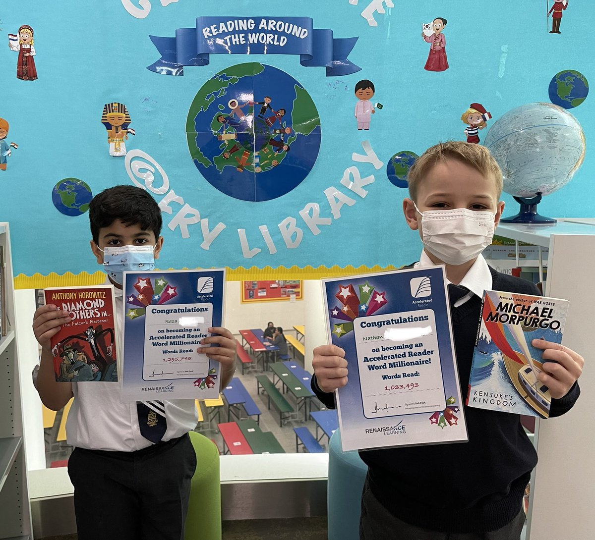 ReptonADSLT's tweet image. Two new students joined our @AccReader Millionaires Club this week! Congratulations Raza and Nathan. We are so proud of you and this amazing achievement. #frylibrary @ReptonADYr4 #Reading