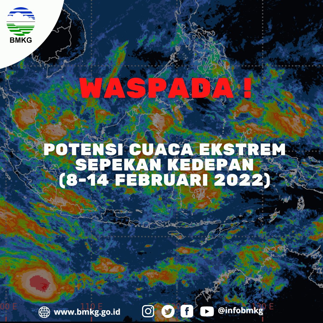 infoBMKG's tweet photo. Siapkan payungmu bestie ⛈️ https://t.co/DBmnyhoPoQ