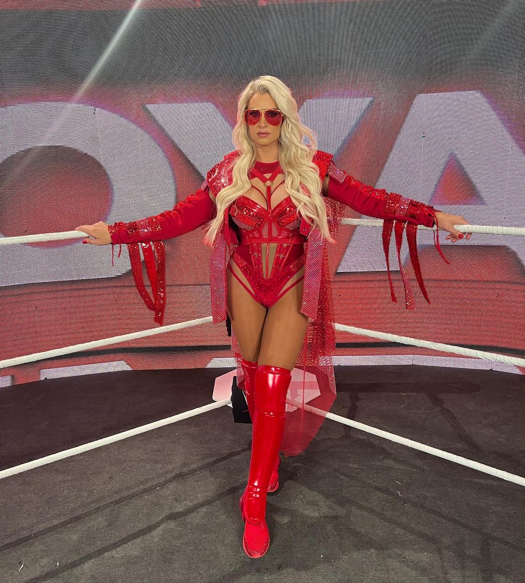 Trying out the ring gear Becuase <a href="/ZionWrestling/">Zion Wrestling</a> owner <a href="/KTFO_Morgan/">Kai Morgan</a> expects moi to stay home... don't worry I'll be back and that battle Royale is mine... but for now enjoy