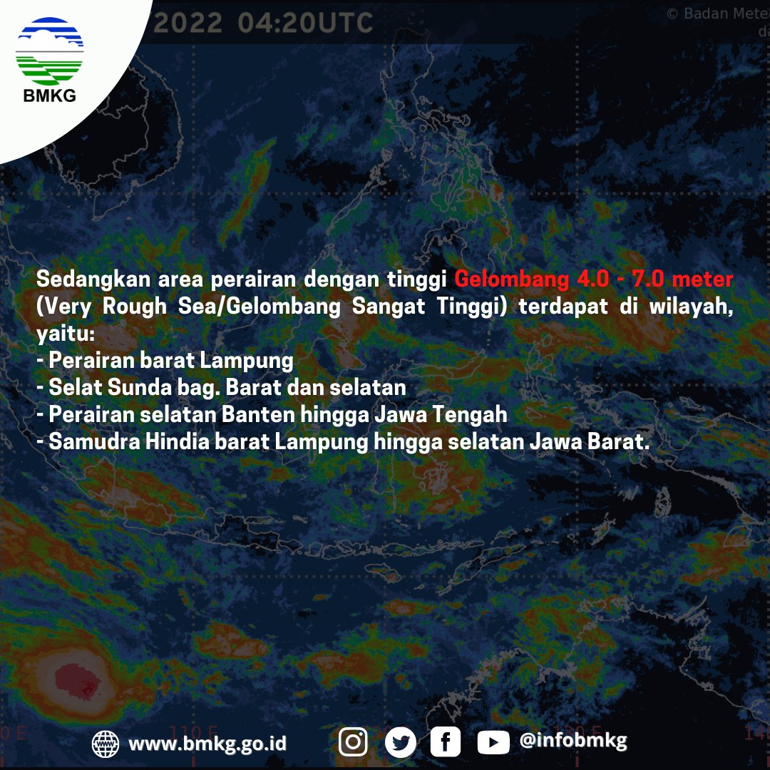 infoBMKG's tweet photo. Siapkan payungmu bestie ⛈️ https://t.co/DBmnyhoPoQ