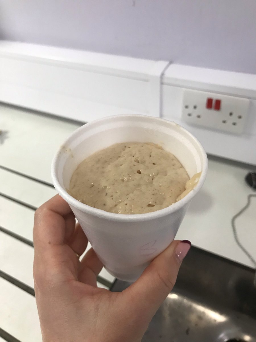 S3 making dough to investigate yeast fermentation. They weren’t keen on the smell, personally I love it 😆. What about you? <a href="/JohnstoneHighSc/">Johnstone H.S.</a> @MrGlenPhysics <a href="/Missbadger8/">MissBadger_86</a> <a href="/Ms__Meredith/">N Meredith</a> #microbiology #yeast #baking