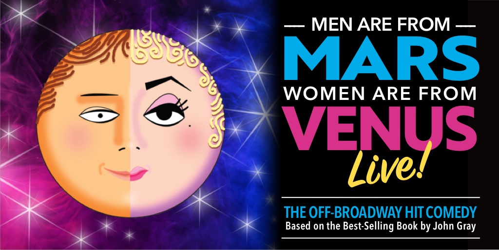 MarsVenusLive's tweet photo. Feb 12 @ 4 &amp; 8PM start #ValentinesDay weekend with #marsvenuslive at @sheasblfo. A one-man fusion of theatre and stand-up, this is a light-hearted theatrical comedy based on the New York Times #1 best-selling book of the last decade by John Gray 💞
https://t.co/eH2QGPEXJP https://t.co/cFgxfz6ZQA