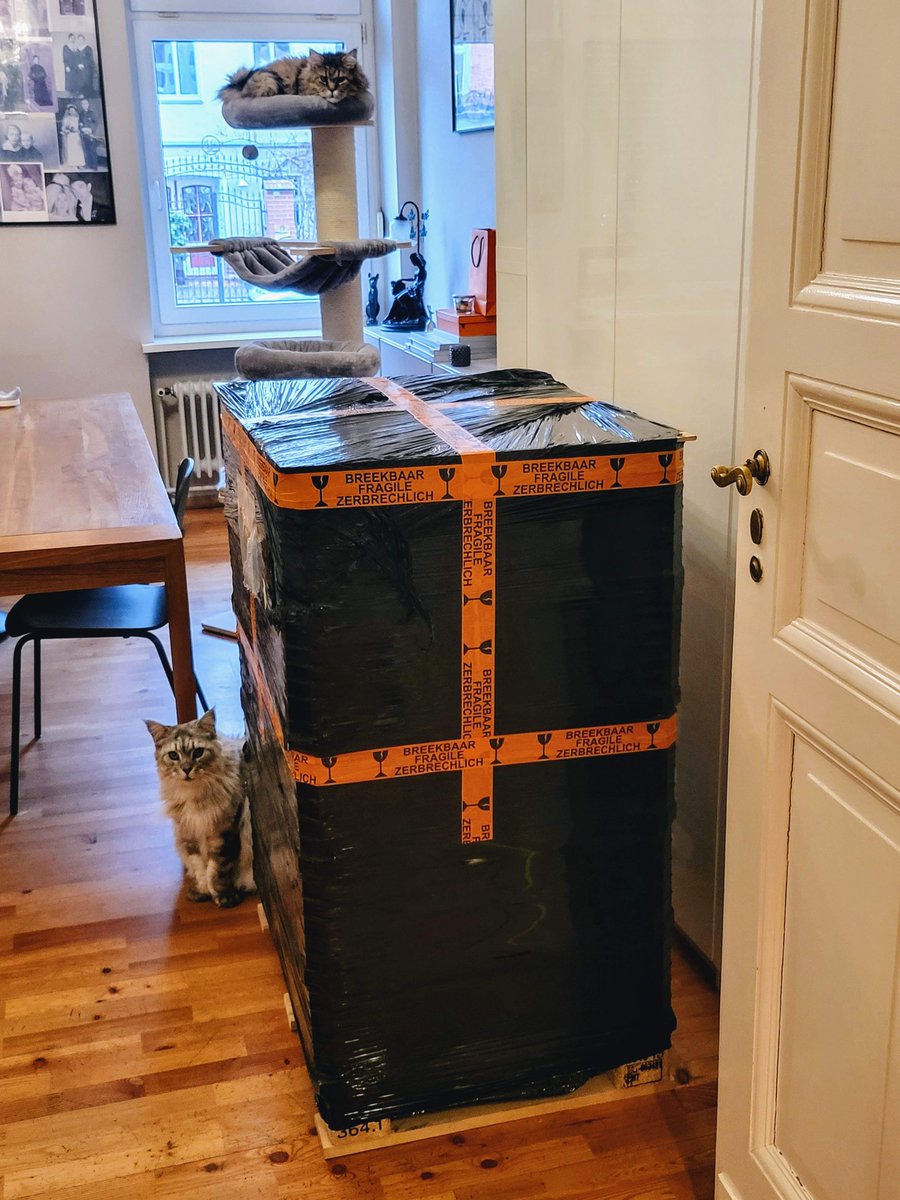 philipvollet's tweet image. When Nvidia said they were sending me a DGX A100 for machine learning, they didn't say I had to build a room for it!
Say hello to Zubi & Oompa Loompa 🐈 btw. these are Maine Coons, they are a bit smaller than tigers. I am not prone to exaggeration.
How big was the Cray-1 🤔