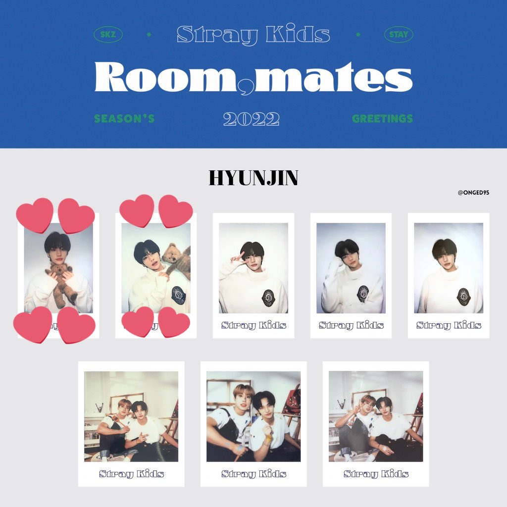 ヒョンジン ジニ シーグリ 2022 ポラ トレカ Stray Kids ヒョンジン 2022 シーグリ ポラ風 トレカ