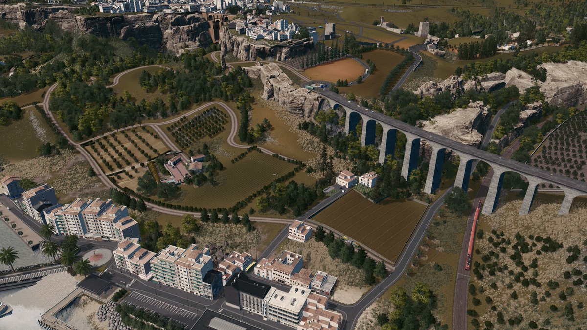 HethenDirty's tweet photo. Crazy progress made on the next ep. I am well and truly  ready for the next country.. #Spain #CitiesSkylines #EuropeInDetail https://t.co/4YNwHMC7d5