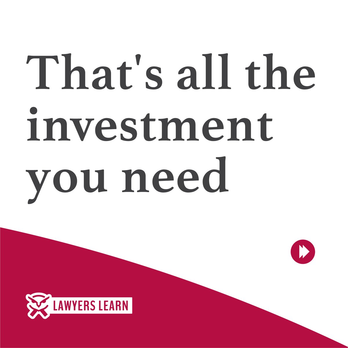 LawyersLearn's tweet photo. A little can still go a long way sometimes: your investment in the Lawyers Learn Technology programme can take your career places!
Enrol today; visit https://t.co/cvPC0UPqp1
#law #lawyers #lawyerslearn #lawstudent #codingforlawyers #onlineeducation #legaltech #technology https://t.co/IagjOfsw0P