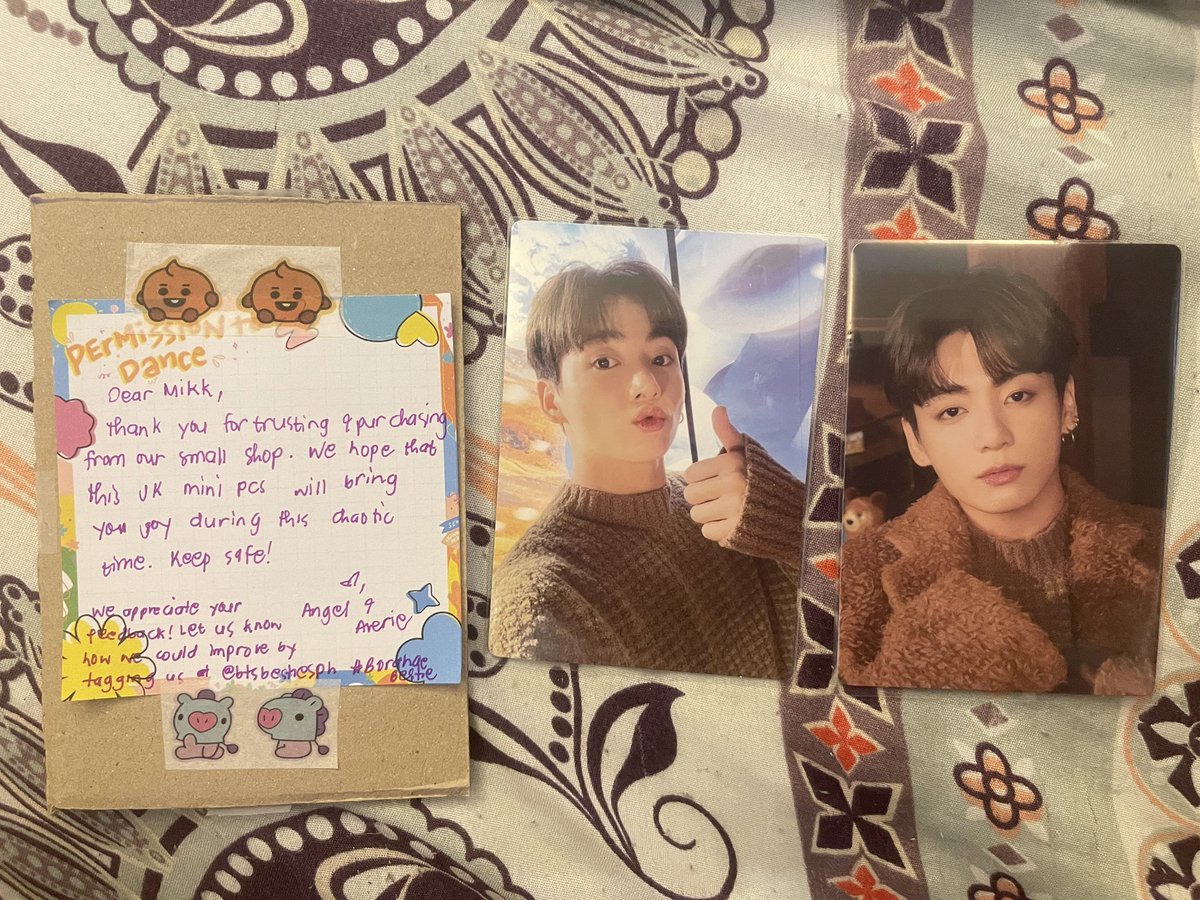 taeekookiee07's tweet photo. #mailsformikk
Thank you so much @btsbestiesph Jungkook arrived safely π₯° til our next budol. https://t.co/BBaKtST6BX
