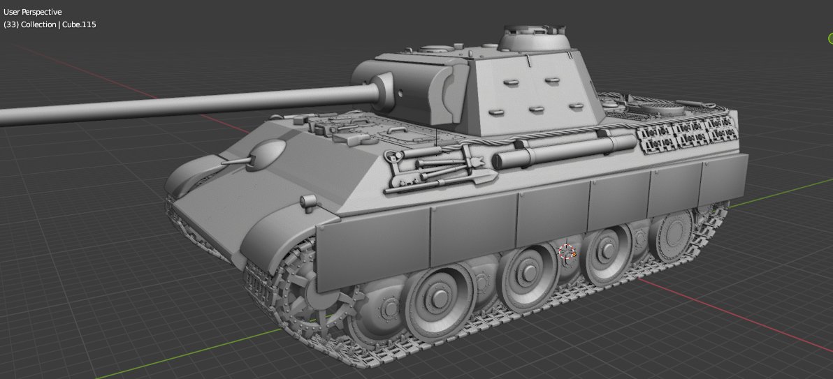 Zuperpro1's tweet photo. More Progress on the tank! (WIP)
Panther Ausf G
Likes And Retweets Are Appreciated!
#RobloxDev I #Roblox I #blender I #Blender3D I #higpoly I #3D I #Tanks I #robloxart I #blenderart https://t.co/dlKqgRARp9