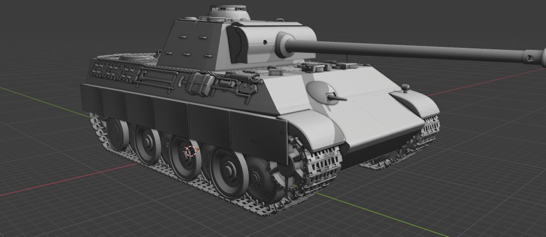 Zuperpro1's tweet photo. More Progress on the tank! (WIP)
Panther Ausf G
Likes And Retweets Are Appreciated!
#RobloxDev I #Roblox I #blender I #Blender3D I #higpoly I #3D I #Tanks I #robloxart I #blenderart https://t.co/dlKqgRARp9