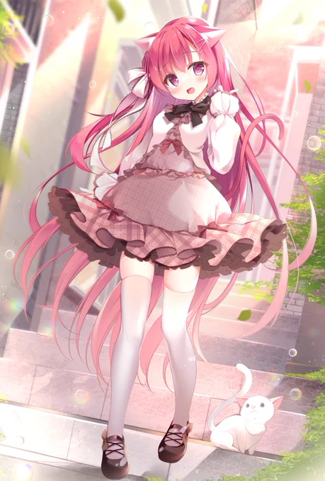 白ニーハイ✨ #ニーハイの日 