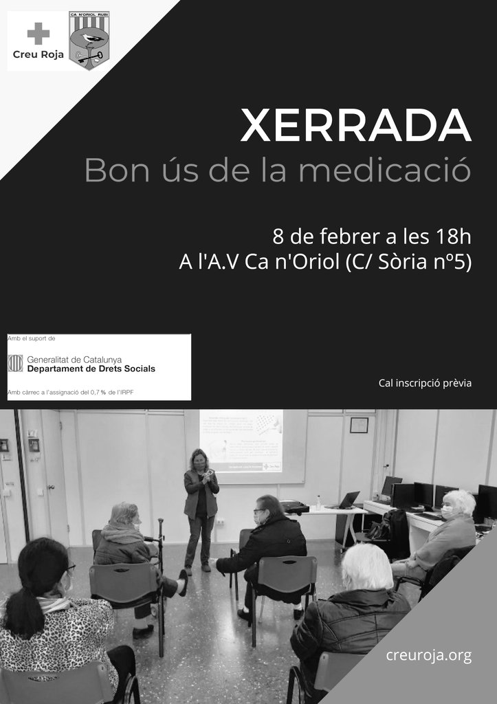 Per motius aliens a l'entitat, es posposa la xerrada prevista per avui.