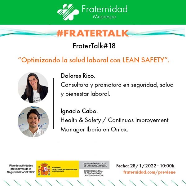 MutuaFM's tweet photo. ¿Te perdiste el último #Fratertalk? 

@LoliRicoG e Ignacio Cabo nos dieron las claves más importantes sobre #LeanSafety 

➡️ https://t.co/TfW23qpQmH https://t.co/2r3fvGVmWb