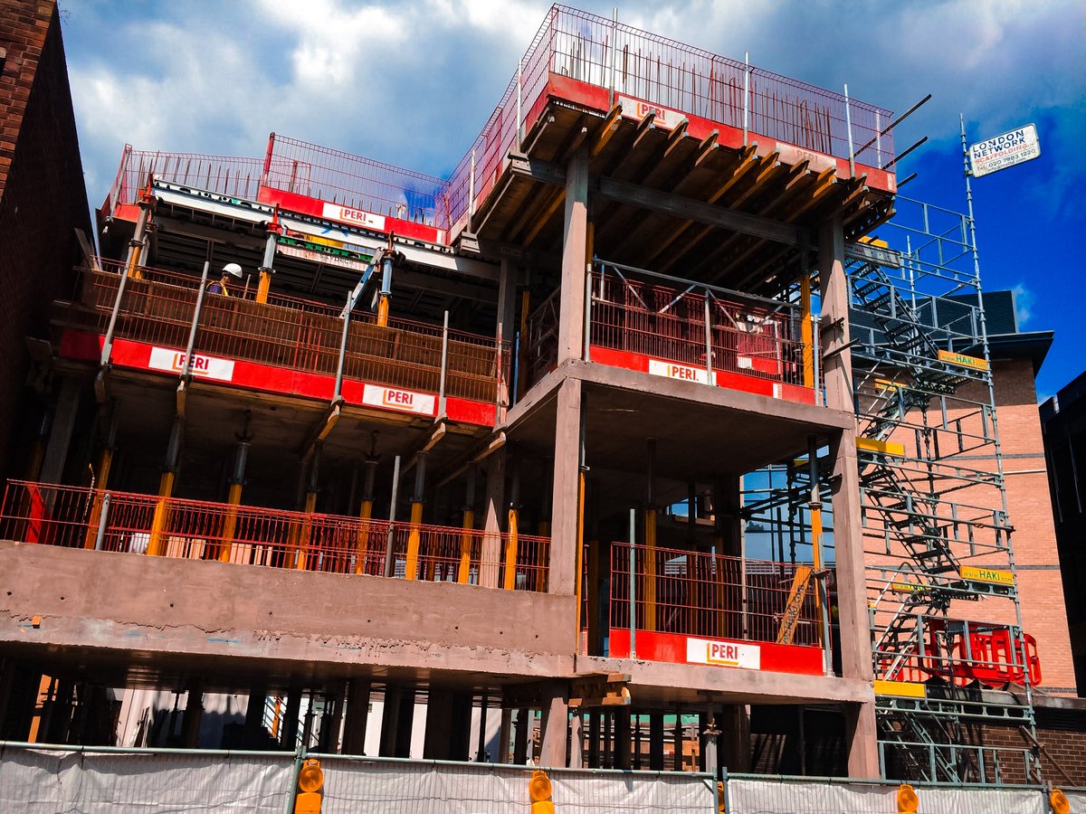 👷🏻‍♂️ We can provide staircase access solutions for your next project including our excellent <a href="/HAKIscaffolding/">HAKI</a> Stair Tower System seen here on our client's new build site.