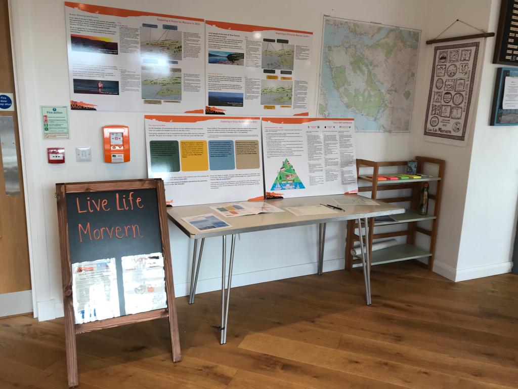 livelifemorvern's tweet photo. Come on down to the Hub today between 1100 to 1400 for a cuppa and a chat with Bonny and David, check out our presentation boards outlining the emerging vision for Morvern in 2031 and let us know what you think we need to do as a community to build that over the next 10 years. https://t.co/cUTbdTUCmE