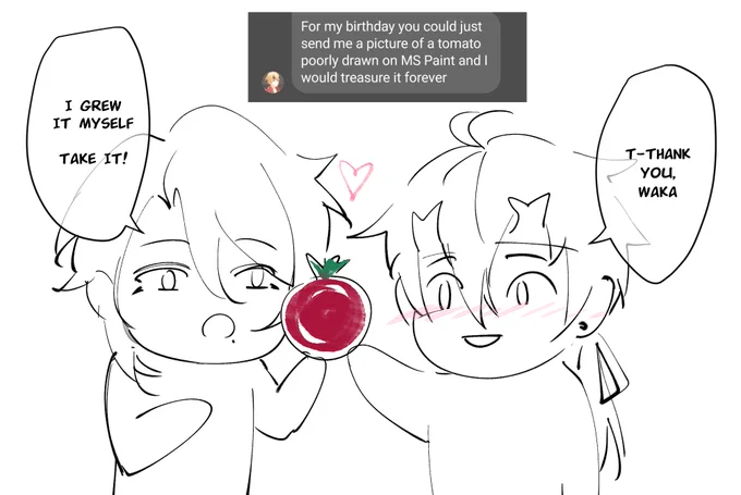 and yes poorly drawn thomato too <3 