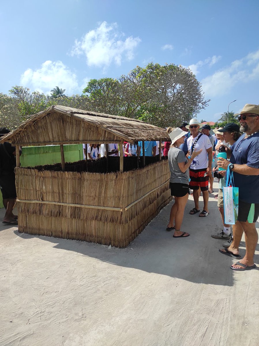 Participants of <a href="/savaadheeththa/">Savaadheeththa Dhathuru</a> Yacht Rally visit HA. Baarah. It was here that Bodu Thakurufaanu &amp; his companions built the "Kalhu'oh'fummi" boat, in which they sailed to liberate the Maldives from the Portuguese. The island also has several other heritage sites. #CulturalTourism