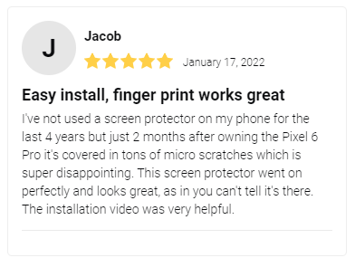 Check out Pixel 6 Pro Dome Glass Real Reviews!
It is proven that Dome Glass is the best protector for Pixel 6 Pro!
whitestonedome.com/collections/go…