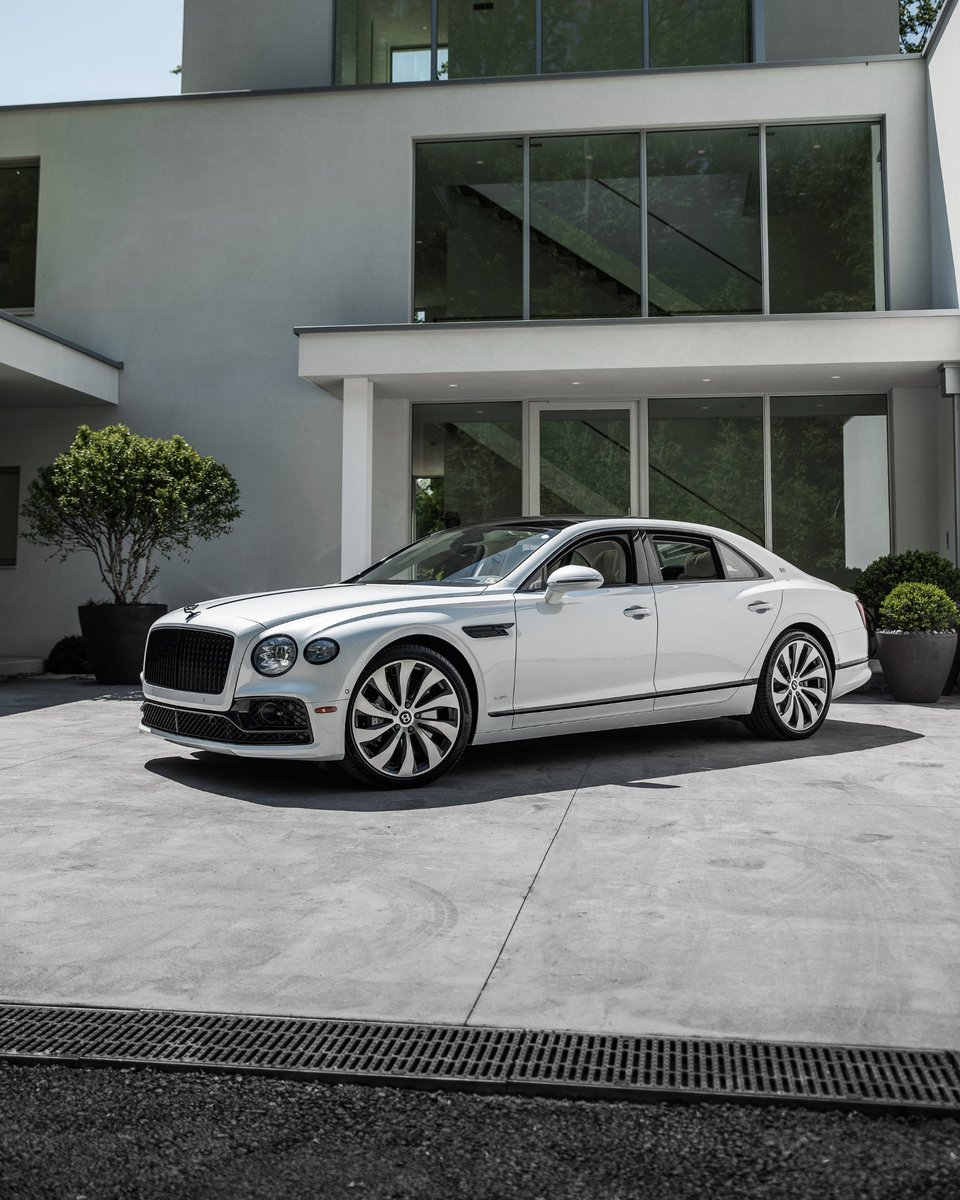 Ground floor. Penthouse suite. The #FlyingSpur. #WorldOfBentley | 📷: Matt Rabassa for Bentley Tysons