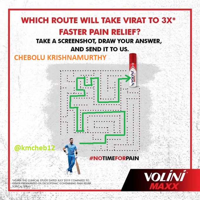 kmcheb12's tweet image. Path Marked Team
@MyVolini

#WinWithVolini
#DrawAndWin 

Tag :
@CheboluVasantha 
@SubramanyamJk
@imArun001
@manikumar4144  
@AtulTankha5
@TheDataAnalyser 
@itsPriynkaM
@Narendraksai
@VijayKumar1602