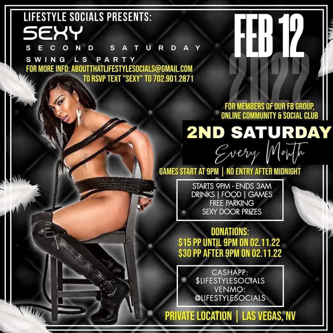 DevAngEnt's tweet photo. TWO WAYS TO GET ON THE GUEST LIST FOR THE SWING LS PARTY:
1) RSVP By Texting “Sexy” to 702.901.2871
2) Register Online at https://t.co/2j3Ch2800M
#LifestyleSocials #LifestyleSocialsClub #SexySecondSaturday #Sexy2ndSaturday #SwingLSParty #Lifestylers #Swingers #LasVegas https://t.co/vvjab5UDQ9