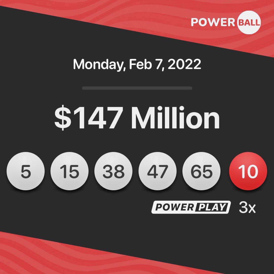 #Powerball winning numbers for tonight, Monday, Jan 7 are here.

#lottery #lotto #jackpot #winningNumbers https://t.co/1VI7ZSqDA7