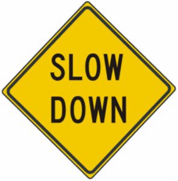 LenStevens1's tweet photo. Wet, slick, and foggy. If you’re driving overnight, please do what the sign says. https://t.co/s3sdLCnxXd