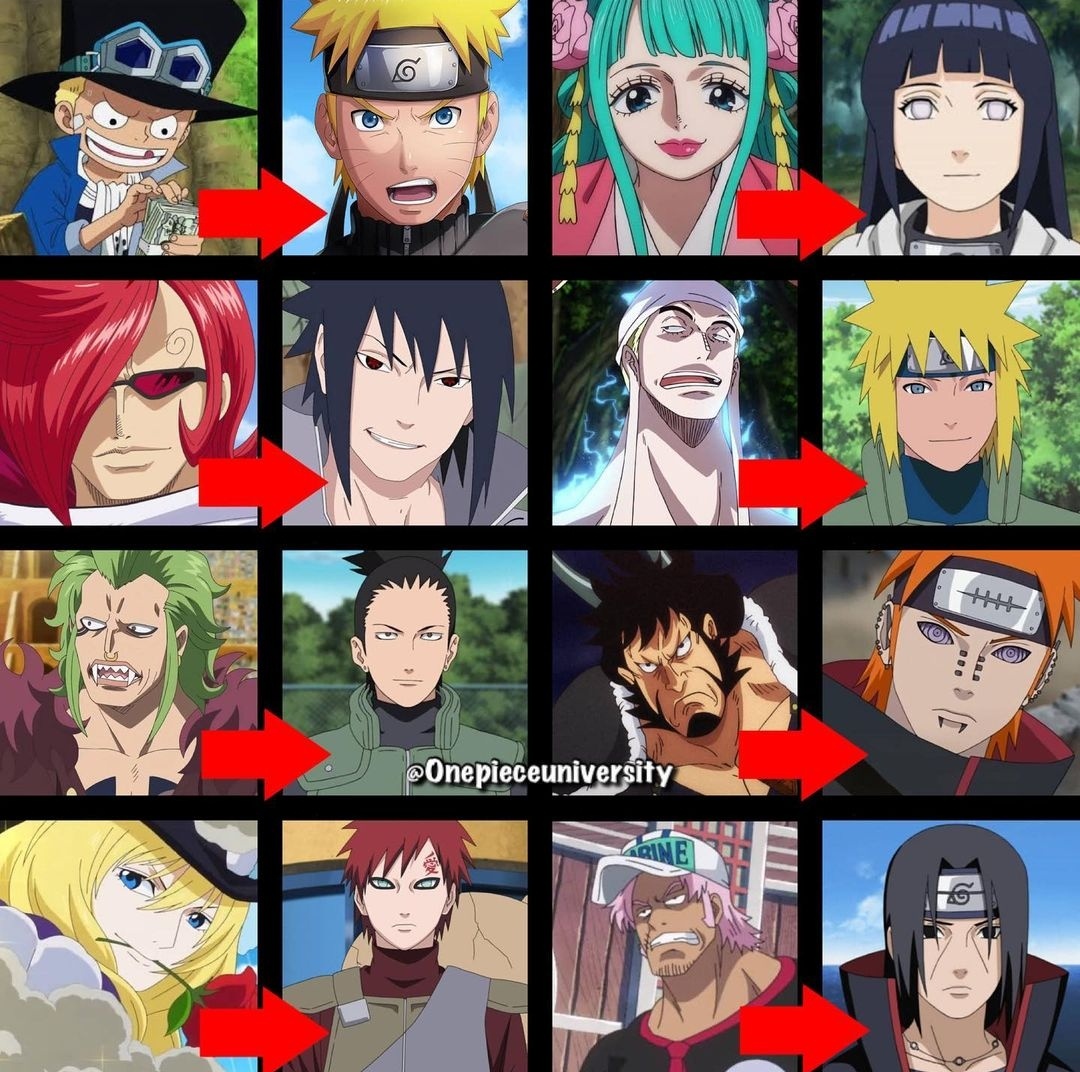 One Piece and Naruto have hilariously polar opposite portrayals of