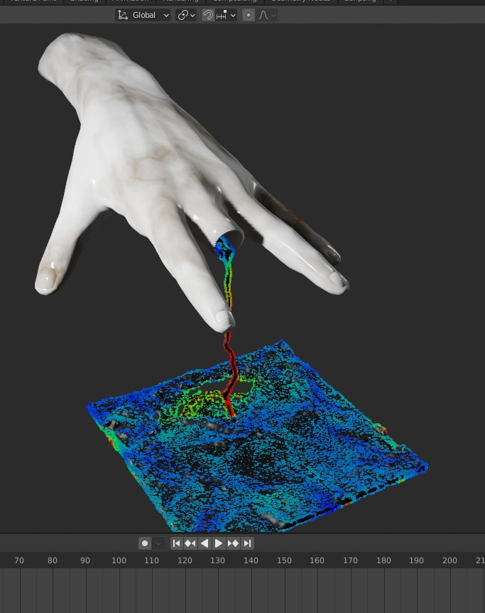 msintilde's tweet photo. Así va yendo mi siguiente escultura en Blender https://t.co/nYc0UUu0W0