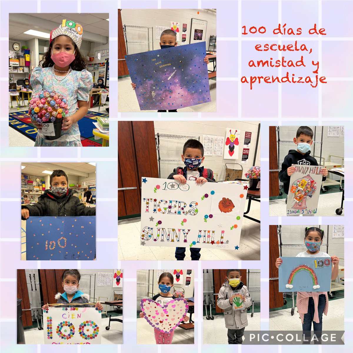 ¡Celebrando 100 días de escuela, amistad, y aprendizaje! Celebrating 100 days of school, friendship, and learning! @CArmendarizMxwl <a href="/edgar_dlm_gtz/">Edgar De La Mora</a> <a href="/SunnyHill220/">Sunny Hill Elementary School</a> <a href="/barrington220/">Barrington 220</a> #SeetheStudent220