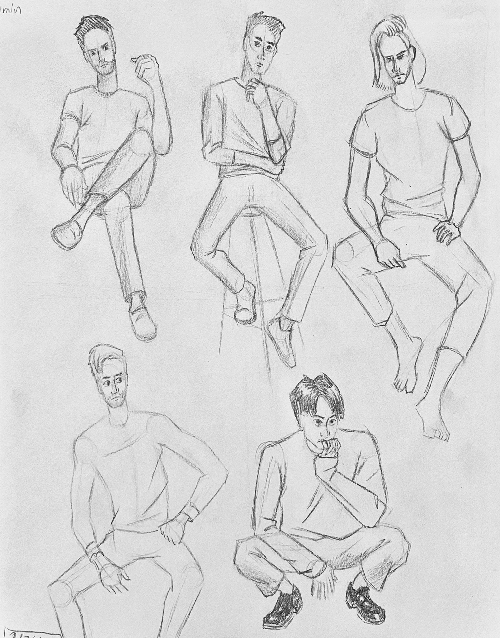 Drawing the Human Figure: Male Figure Performing High Kick! - Liron  Yanconsky