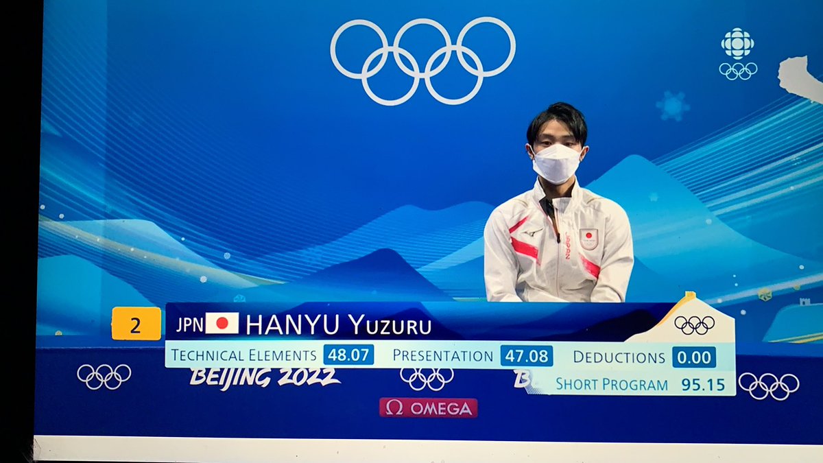 JhanviBhaskar's tweet photo. #BREAKING news #YuzuruHanyu at 3rd position for now after #UnoShoma get a 59 technical score https://t.co/OIugz2Gg7z