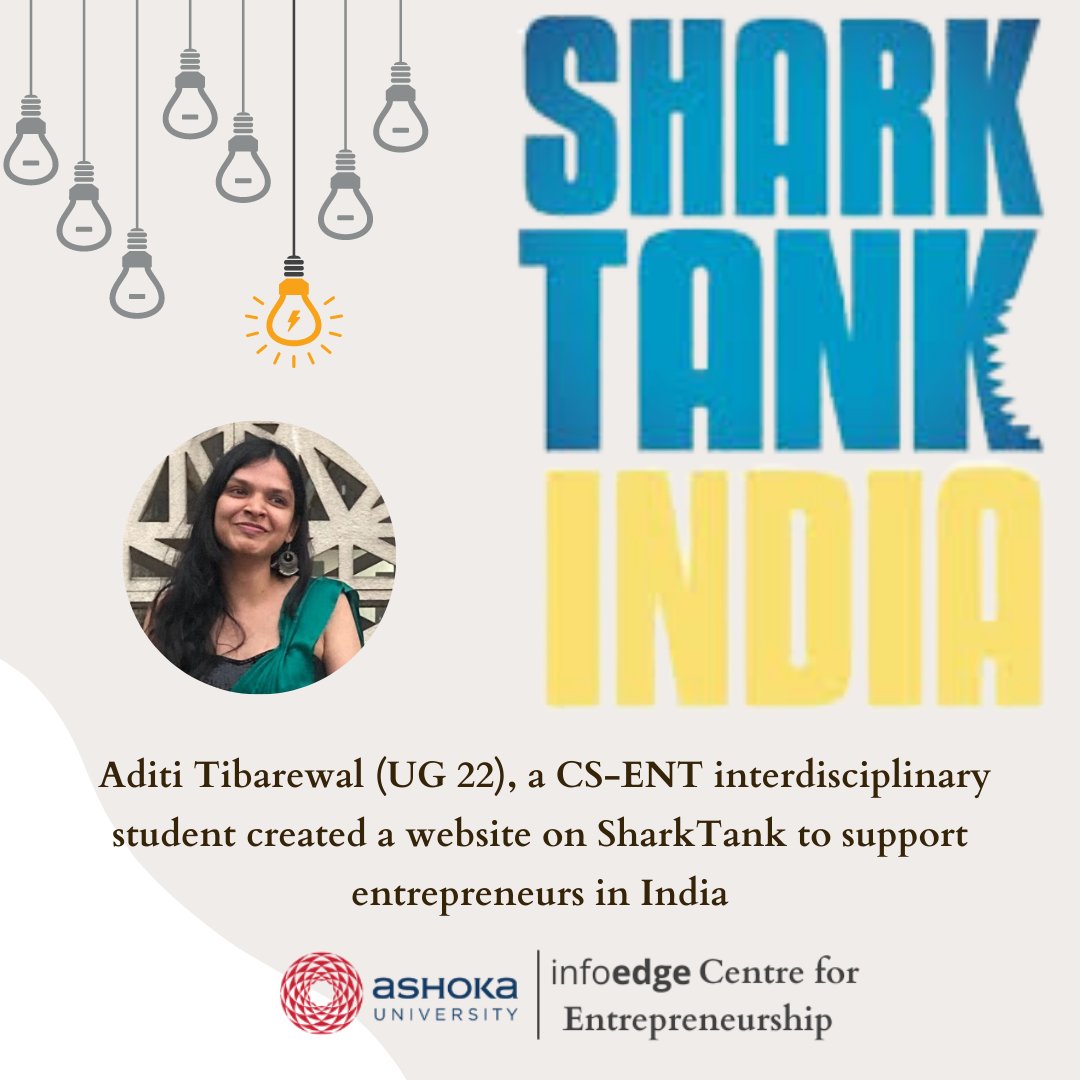 InfoEdge Centre for Entrepreneurship @ Ashoka Univ tweet media