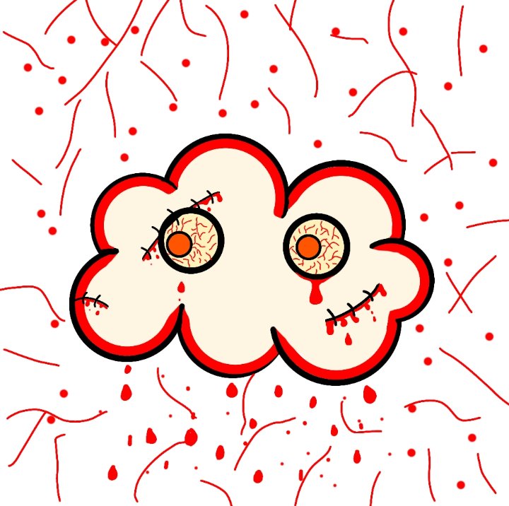 Asui_nft's tweet photo. @WeatheReportNFT How's the weather there? The weather here is kinda Zombie-er🧟‍♀️

#WeatherReport #WeatherReportNFT 
#WeatherReportArt https://t.co/2YepqS3Uab