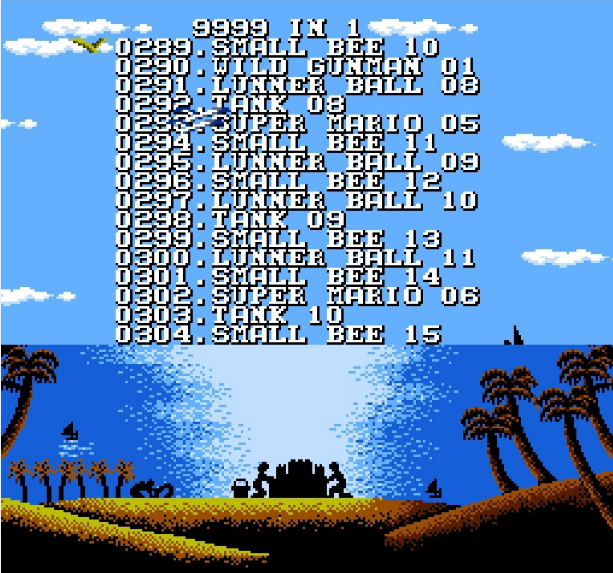 Dendy_Forever's tweet photo. To our Asian followers!
Does this kind of multicarts (with Unchained Melody BGM) have any specific Chinese name? How can I search them in Chinese? Were they any popular in China/Taiwan? Here in Russia we call them 'чайки' (seagulls)
@Retro_DPad @yungwei8 @hallyvorc https://t.co/vYtXhQGbMq