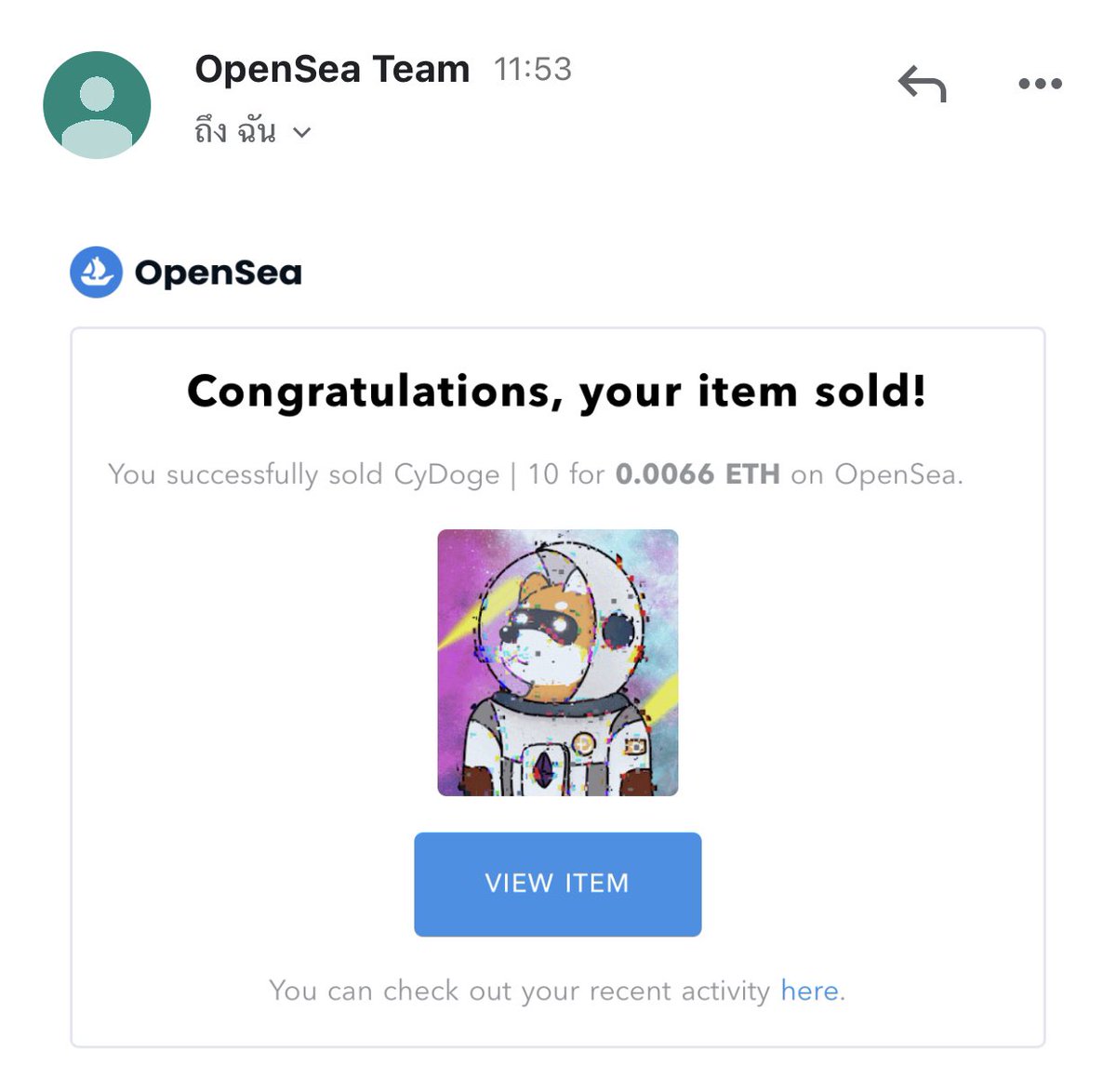 CyDoge | 10 ‼️SOLD‼️
Thank you so much for support.
🙏🙏❤️❤️❤️