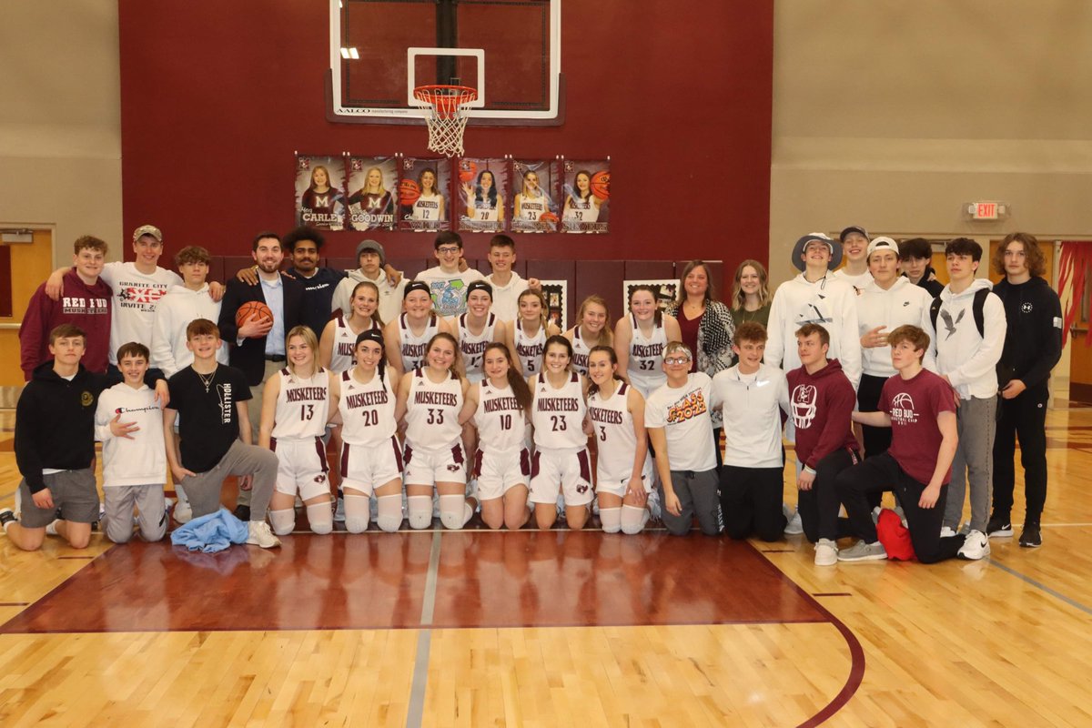 #seniornight #victory #gobigmaroon #musketeerpride #redbudhs #redbud132 <a href="/rbgirlshoops/">Red Bud Girls Basketball</a>