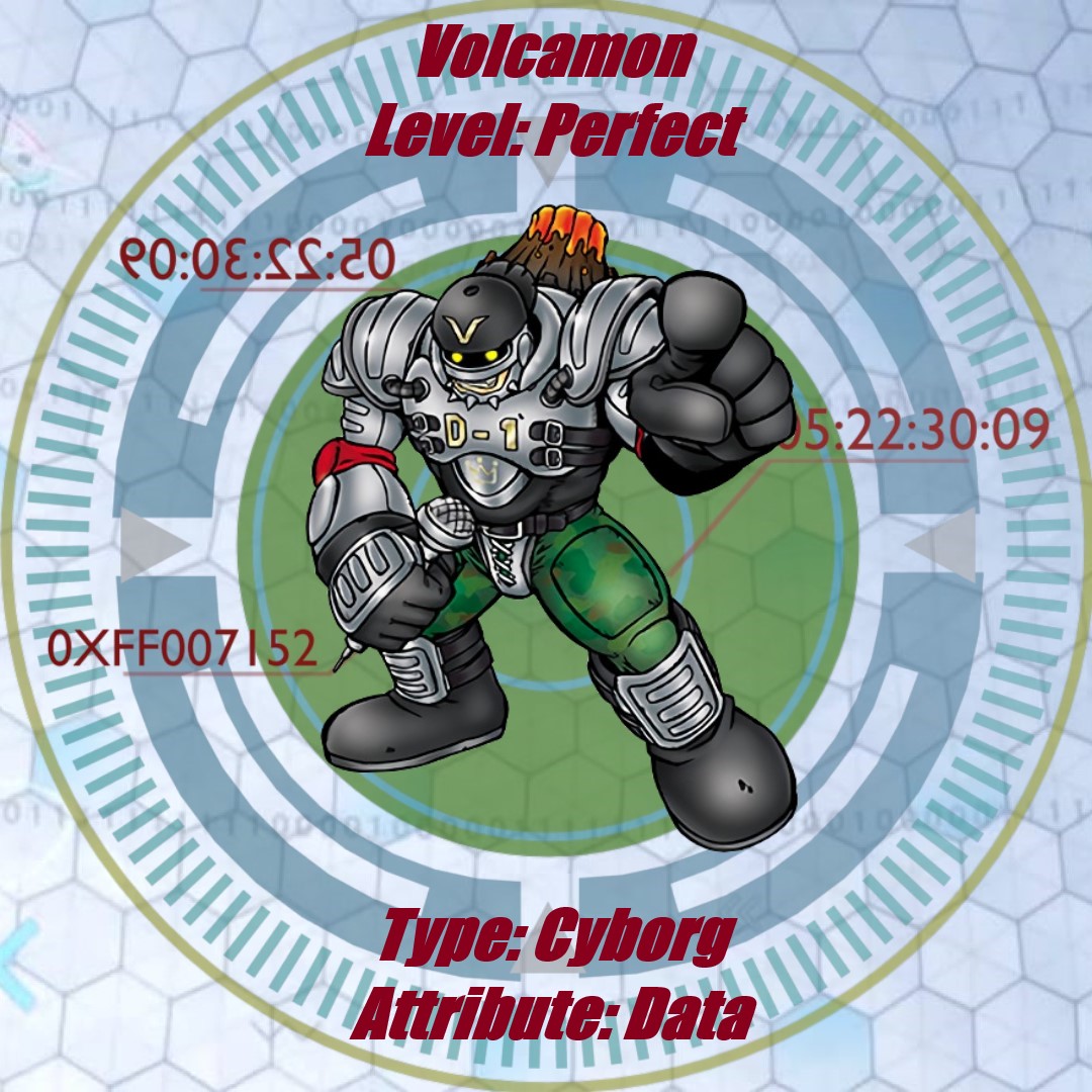 Digivolution_'s tweet photo. Digimon Data Collection! ^_^
Today's Digimon will be:
Volcamon
See This Digimon Here Below!
https://t.co/FOsIpfdzZu
#digimon #digivolution #volcamon #デジモン https://t.co/lUCZNT4jPz