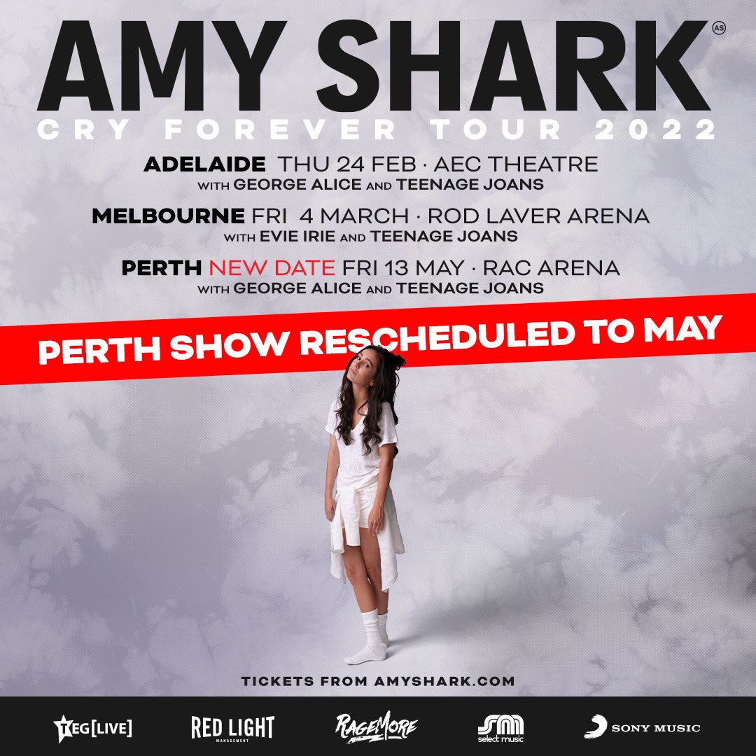 amyshark's tweet photo. Attention: Adelaide, Melbourne, Perth. See you soon 🦈🦈🦈🦈🦈🦈🦈 https://t.co/JcJ7PG89P6