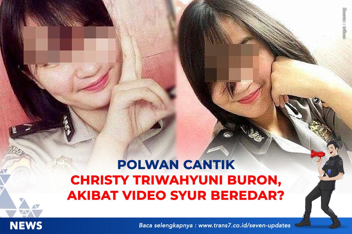 trans7club's tweet photo. Briptu Christy masuk ke dalam daftar pencarian orang (DPO) Polda Sulut karena meninggalkan tugas tanpa izin. Sebelum desersi, polwan cantik ini tersandung video syur yang beredar. 

Baca artikel selengkapnya klik https://t.co/4Hfo4xzHTX

#trans7update #sobat7jaditau #briptu https://t.co/9eGgmKBbZn
