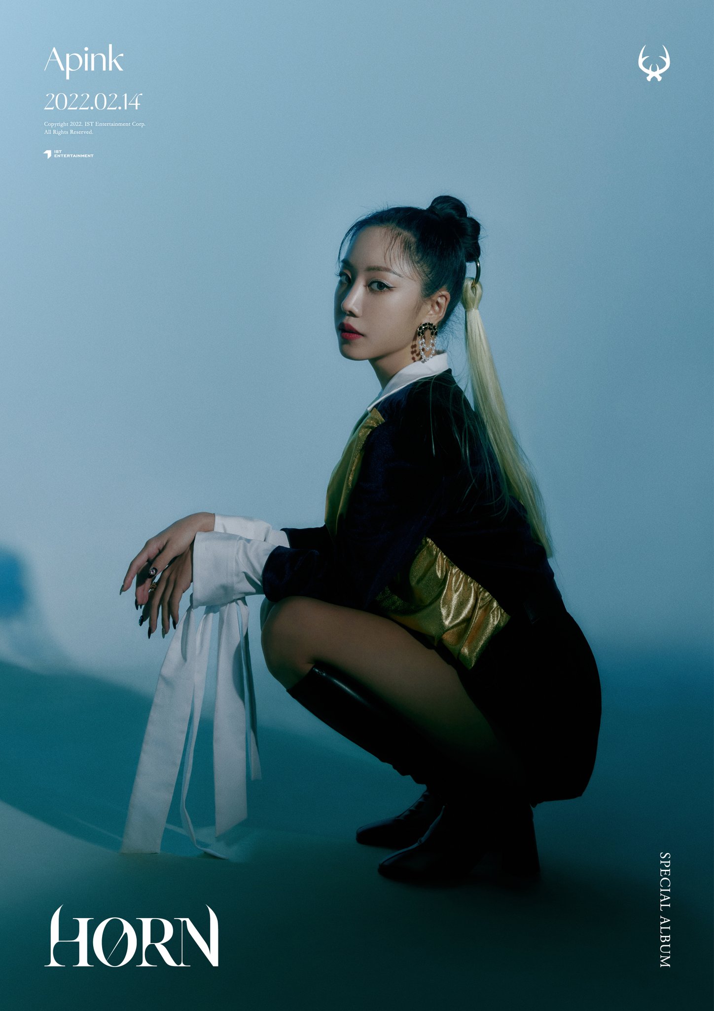 Apink ナムジュ　公式トレカ　HORN Apink - Special Album: HORN (Concept Photo Black ver