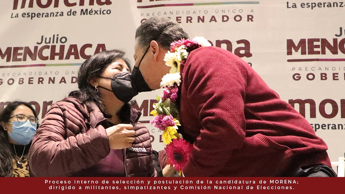 A mi compañera de vida, una mujer de gran fortaleza, que como muchas #morenistas también lucha por la igualdad y las causas. Gracias Edda por siempre caminar a mi lado.