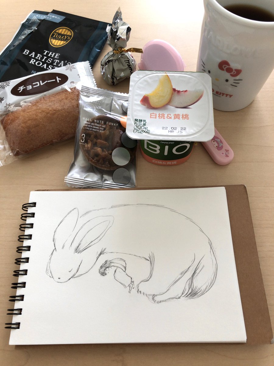お昼休憩おわり。
お菓子色々いただいた。 
