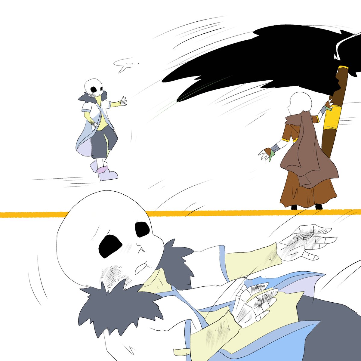 Luc_Arcane's tweet photo. The Untold Oblivion pages 151-152
#UndertaleAU #Undertale #Nyxmare #UndertaleTUO #Template #TemplateError #TemplateSans #InkSans #Pale #PaleInk #PaleSans https://t.co/rpvMzMg24v