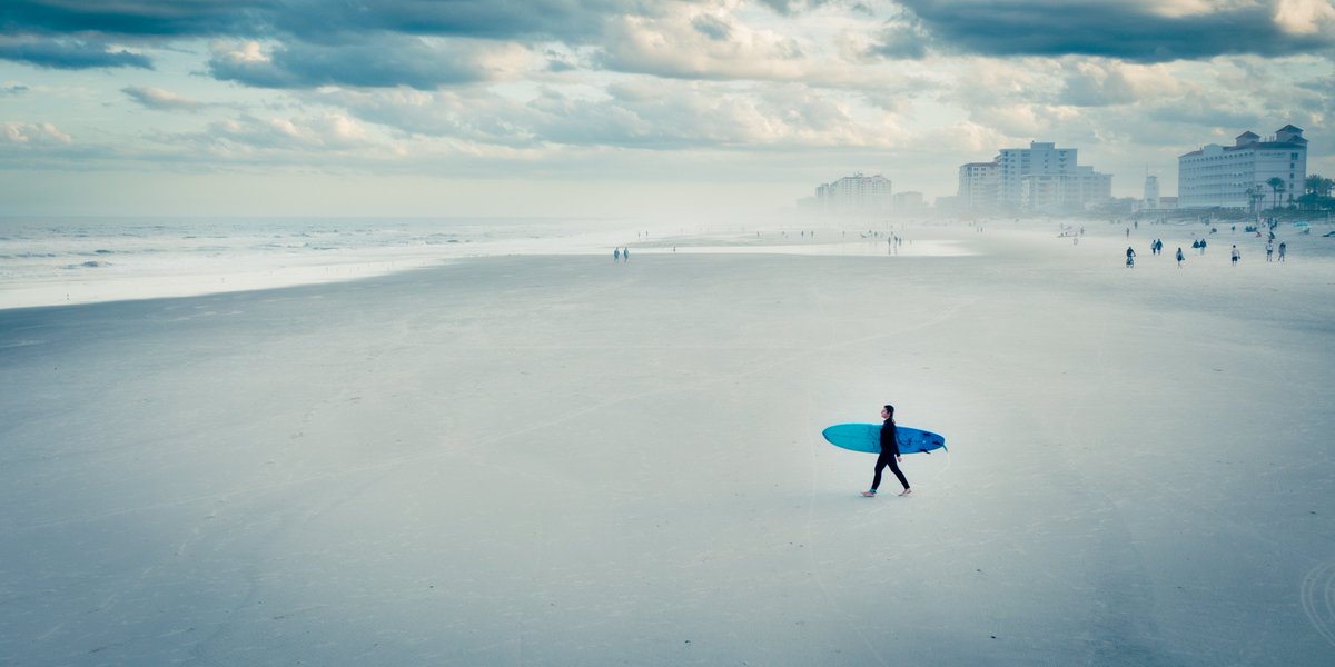 jmojax08's tweet photo. Surf's up at Jax Beach
@ActionNewsJax 
#dronephotography 
#Florida
#surfing https://t.co/EZoh4maFmj