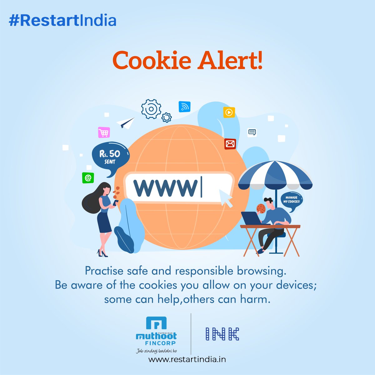 restartindianow's tweet photo. Let us come together and work towards making the internet a safer and more productive environment for all those around us!
#RestartIndia wishes everyone a happy Safer Internet Day
.
#RestartIndia #RestartYourBusiness #saferinternetday #MuthootFincorp #MuthootPappachanGroup https://t.co/aEH6SScSz0