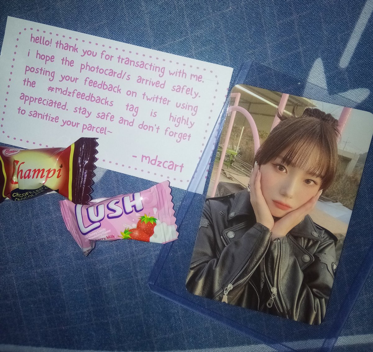 syeloml's tweet photo. yay! youngeun came home safely today💛
thank you so much @mdzcart for the smooth transaction💛

#mdzfeedbacks https://t.co/zNFQAPip9h
