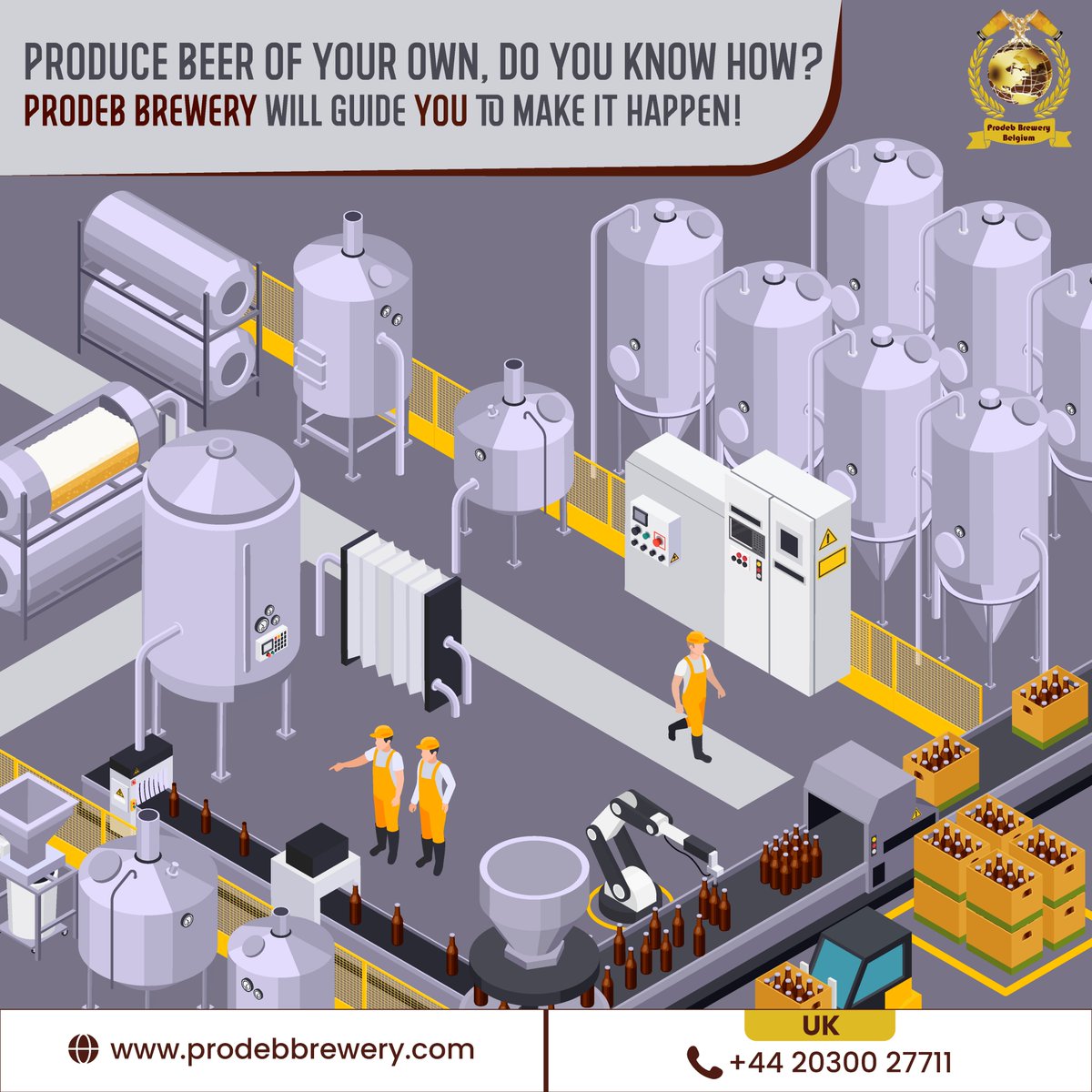 prodebbrewery's tweet photo. Start a Profitable #brewery restaurant business with Prodeb - World's best #breweryequipmentmanufacturer using Belgium technology, assist you to set up your own #microbrewery/ #craftbrewery. For more details, ping us at +44 20300 27711.

#craftbeerbrewery #industrialbrewery 
#uk https://t.co/VZO0c1OT8P