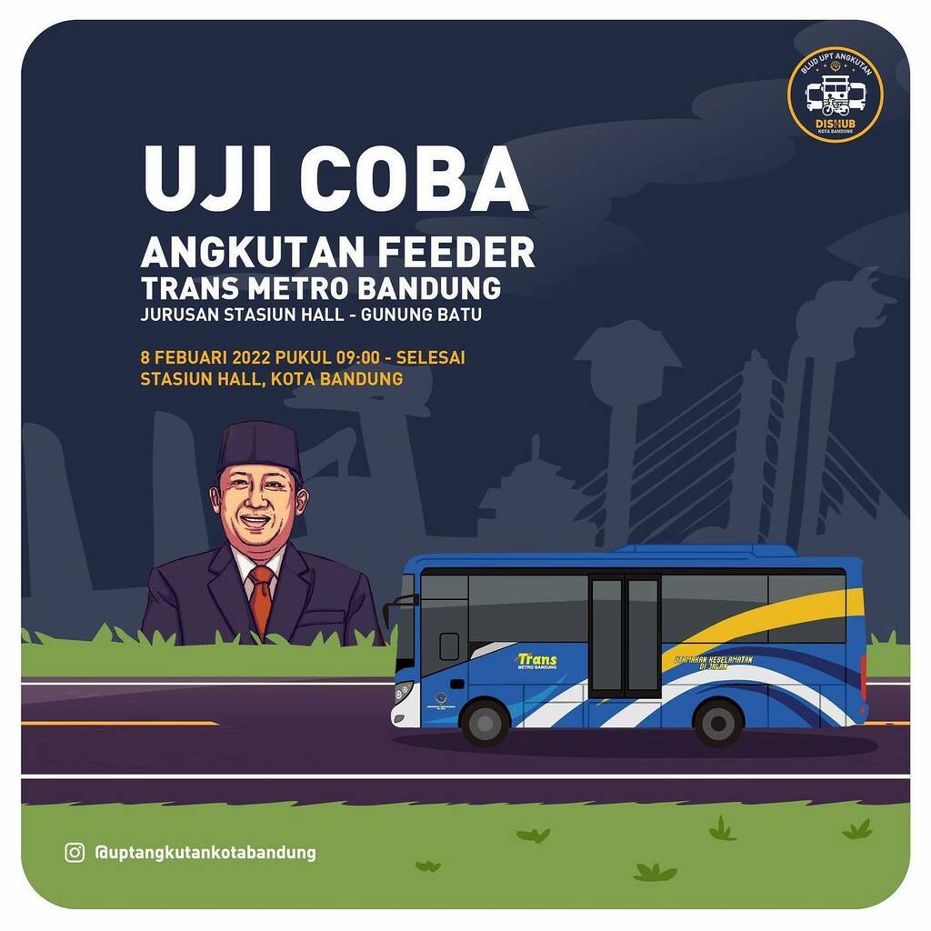 Uji Coba Angkutan Feeder Trans Metro Bandung jurusan Stasiun Hall - Gunung Batu

Selasa, 8 Febuari 2022 di Stasiun Hall Kota Bandung

#semangatmembangun

Selengkapnya : instagr.am/p/CZtHsejhVUW/